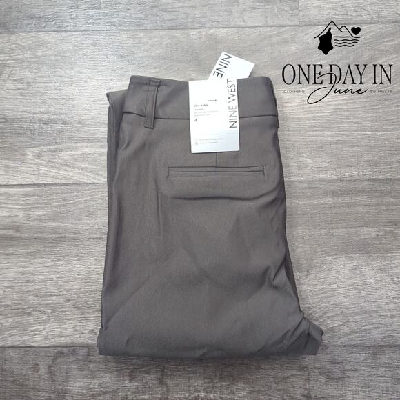 Nine West High Rise Slim Ankle Pants Size 4 - Picture 6 of 6